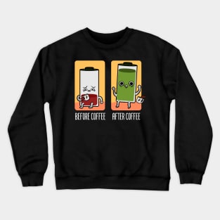 Refilling the Energy - For Coffee Crewneck Sweatshirt